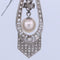 Boucles d'oreilles Orecchini Decò - Boucles d’oreilles perles akoya et diamants en or blanc 18 kt 58 Facettes OR106