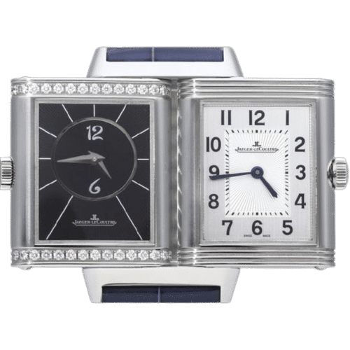 Montre Jaeger Lecoultre Montre Reverso Classic Medium Duetto 58 Facettes MT43596