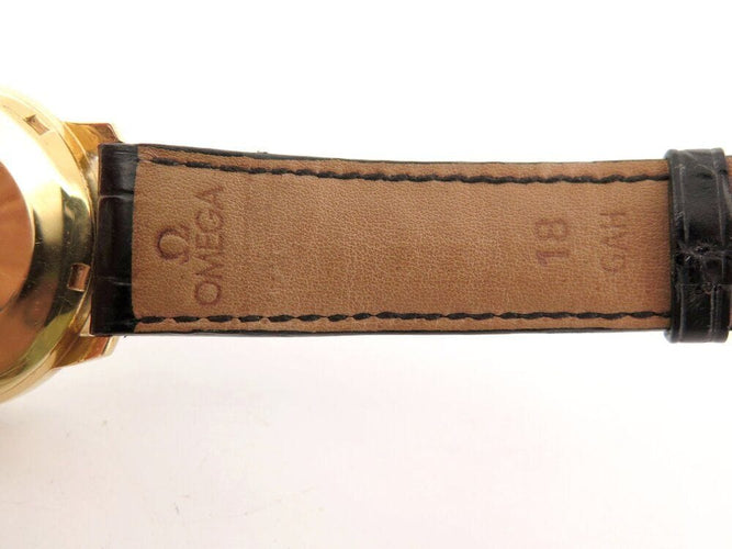 Montre vintage montre OMEGA seamaster automatique 34 mm en or jaune 18k 58 Facettes 267485