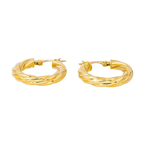 Boucles d'oreilles Créoles  Or jaune 58 Facettes 4609112CN