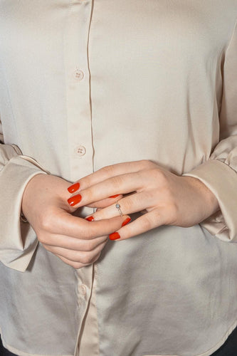 Bague 50 Dinh Van Bague Le Cube Or blanc Diamant 58 Facettes 4557321CN