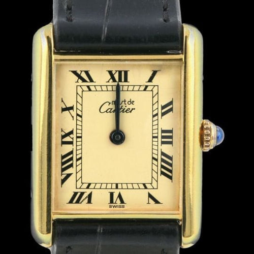 Montre Cartier Montre Tank Vermeil 58 Facettes MT44886