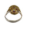 Bague BAGUE DE STYLE ART DÉCO AVEC DIAMANTS ET RUBIS 58 Facettes Q269B