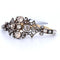 Bracelet Bracelet ancien en or rose et argent avec diamants 58 Facettes