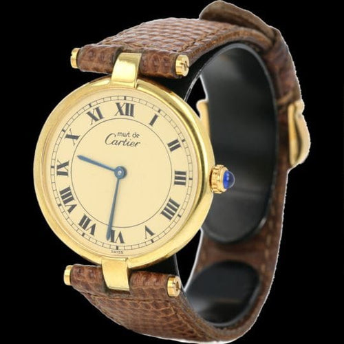 Montre Cartier Montre Must De Cartier Vermeil 58 Facettes MT44799