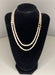 Necklace Double row Akoya cultured pearl necklace 58 Facettes