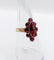 Bague 53.5 Bague marquise antique en or rose 18k ornée de grenats sur paillons 58 Facettes A06484