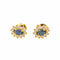 Boucles d'oreilles Boucles d'oreilles  Puces Or jaune Saphir, Diamant 58 Facettes 4443920RV