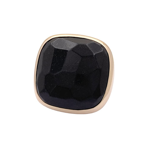 Bague 52 Bague Pomellato "Victoria", or rose, jais. 58 Facettes 35080