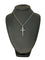 Pendentif UnoAErre Pendentif Crucifix italien en or blanc 58 Facettes