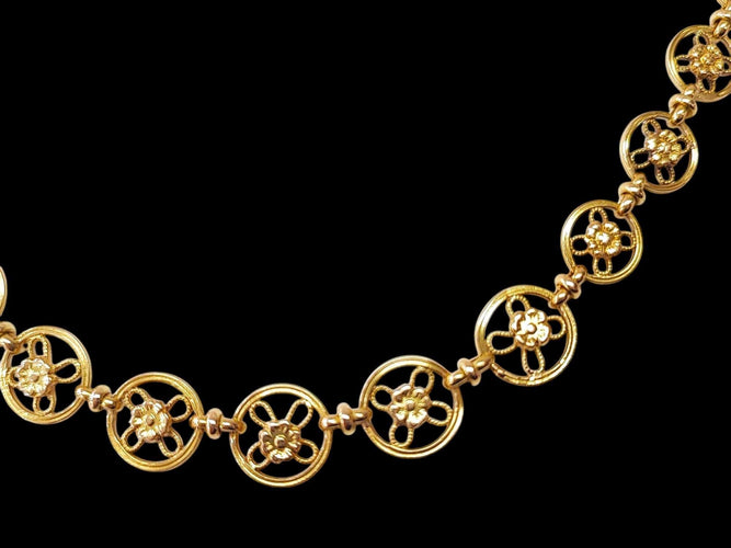 Collier Collier filigrane or jaune 58 Facettes COL.FILIGRA.1480