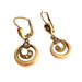 Earrings 1930-1935 earrings in gold and diamonds 58 Facettes Q22B