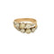 Bague 52 Bague en or jaune, blanc, diamants et perles 58 Facettes CHA5712