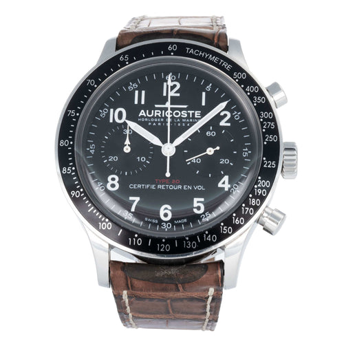Montre Auricoste Type 20 Flyback - Montre chronographe pilote 42 mm 58 Facettes 68801751
