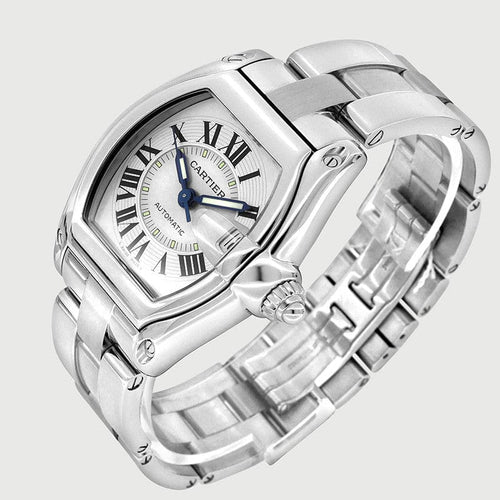 Montre Cartier Roadster - Montre automatique en acier inoxydable 39 mm 58 Facettes 68801608