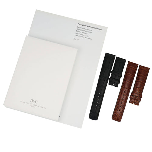 Montre IWC Schaffhausen Portuguese - Montre chronographe rattrapante en or rose 58 Facettes 68801708