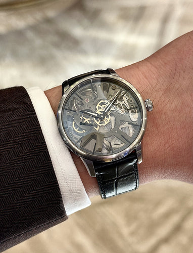 Montre Maurice Lacroix Masterpiece - Montre squelette manuelle en acier 58 Facettes 68801054