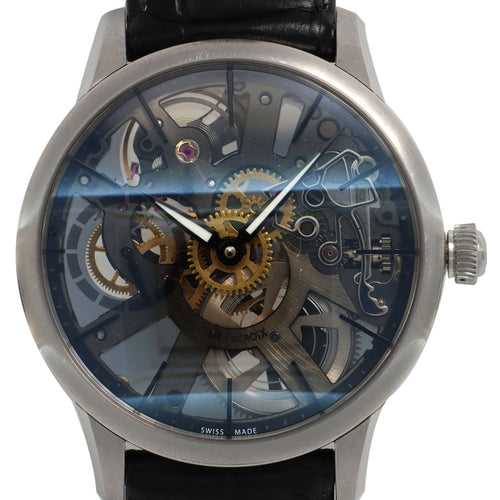 Montre Maurice Lacroix Masterpiece - Montre squelette manuelle en acier 58 Facettes 68801054