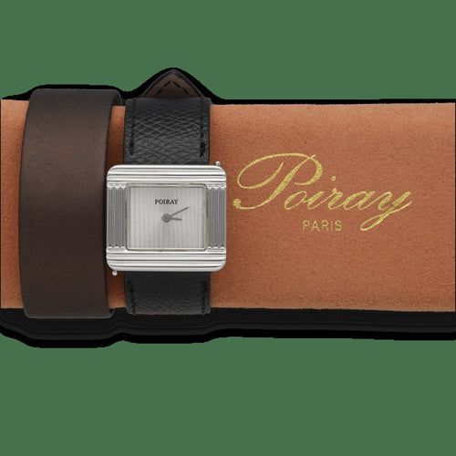 Montre Montre Poiray de Dame – Collection Ma Première 16/9ème – Acier – Quartz – Vers 2015 – Deux Bracelets Interchangeables 58 Facettes FB11062