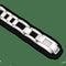Montre Montre Poiray Time 3 - Dame - 1999 - Cadran nacre grise - Double bracelet 58 Facettes FB07032