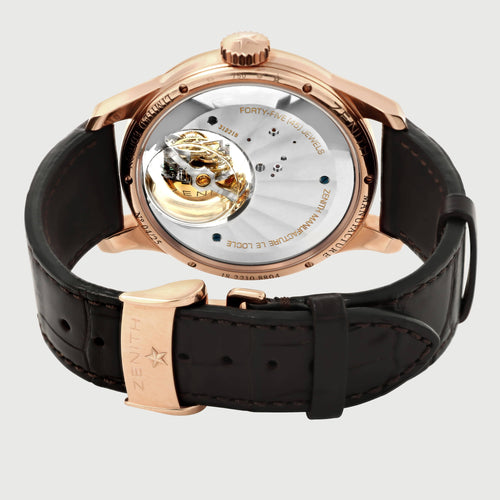 Montre Zenith Christophe Colomb - Montre en or rose 18 ct 58 Facettes OC-68801964