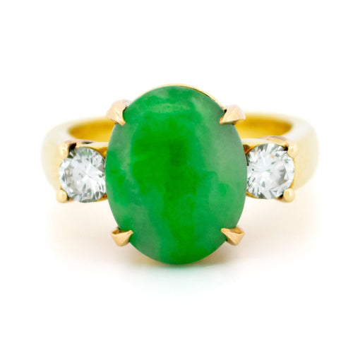 Bague 55 Bague trilogy en or jaune 18 ct, jade et diamants 58 Facettes 118B48B67DF24E80BFC89DBD67E912C4