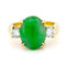 Bague 55 Bague trilogy en or jaune 18 ct, jade et diamants 58 Facettes 118B48B67DF24E80BFC89DBD67E912C4