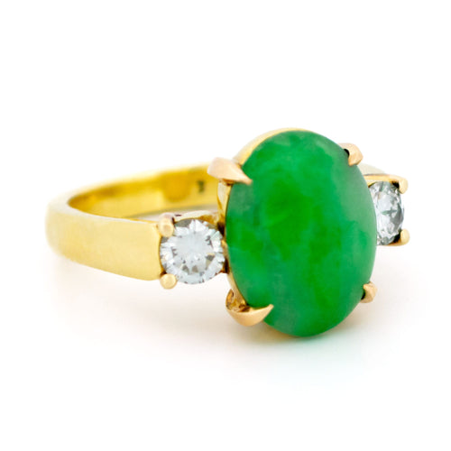 Bague 55 Bague trilogy en or jaune 18 ct, jade et diamants 58 Facettes 118B48B67DF24E80BFC89DBD67E912C4