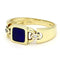 Bague 56 Bague en or 14k avec lapis-lazuli et diamants 58 Facettes C205354F0FF1488E977CF53E73ABB92F