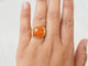 Bague 52 Chevalière - Bague en or jaune et cornaline 58 Facettes 33632