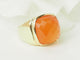 Bague 52 Chevalière - Bague en or jaune et cornaline 58 Facettes 33632