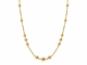 Collier Collier boules et barres en or rose 18 k (750) 58 Facettes 33618