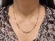 Collier Collier boules et barres en or rose 18 k (750) 58 Facettes 33618