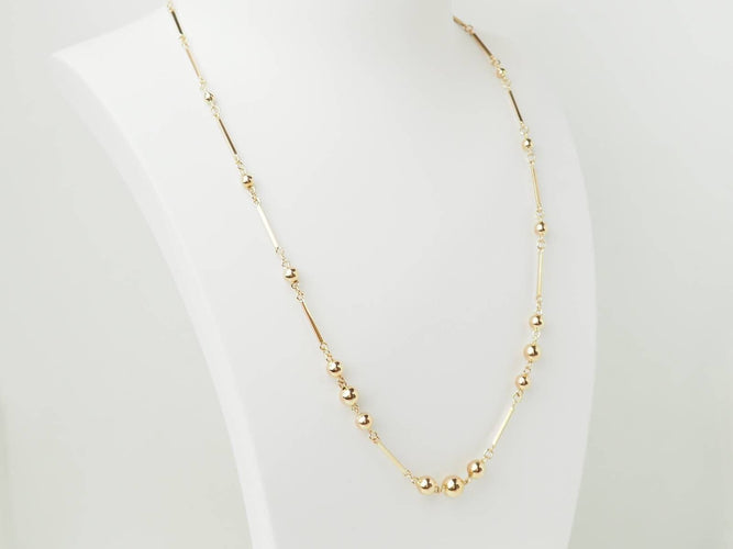 Collier Collier boules en or rose 18 kt 58 Facettes 33618
