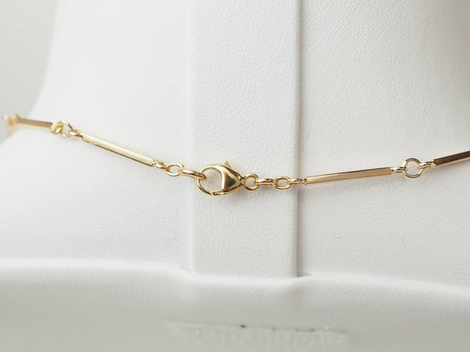 Collier Collier boules et barres en or rose 18 k (750) 58 Facettes 33618