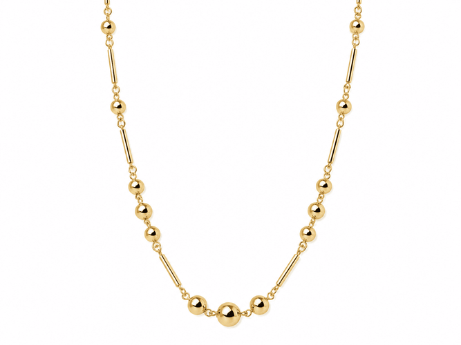 Collier Collier boules en or rose 18 kt 58 Facettes 33618