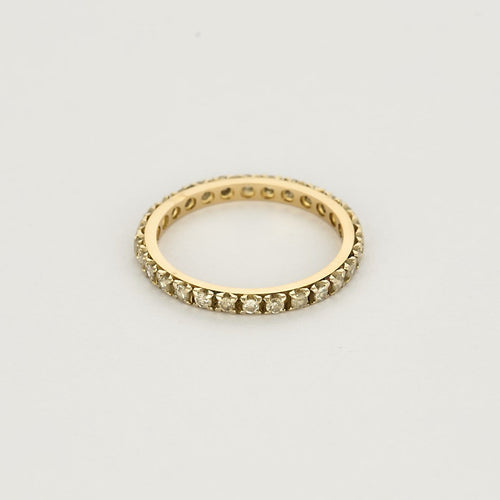 Bague 49.5 Alliance américaine - Bague en or jaune 18K et diamants 0,56 ct 58 Facettes 58FC111