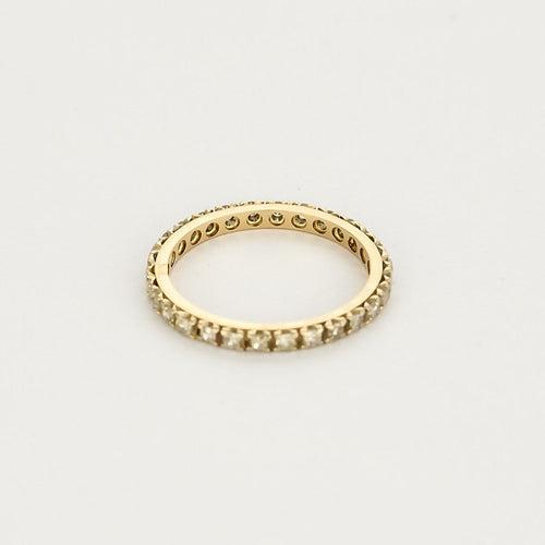 Bague 49.5 Alliance américaine - Bague en or jaune 18K et diamants 0,56 ct 58 Facettes 58FC111