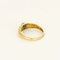 Bague 51 Bague jonc en or jaune 18K avec saphir 0,30 ct et diamants 58 Facettes 58FC141