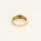Bague 51 Bague jonc en or jaune 18K avec saphir 0,30 ct et diamants 58 Facettes 58FC141