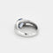 Bague 53 Bague jonc en or blanc 18K, saphir 2,0 ct et diamants 58 Facettes 58FC147