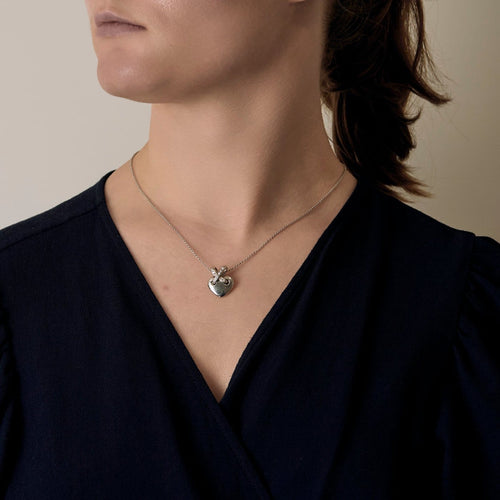 Pendentif Chaumet Liens - Pendentif en or blanc avec diamants 58 Facettes 58FC154