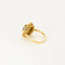 Bague 54 Bague marguerite en or jaune 18K, saphir et diamants 58 Facettes 58FC156