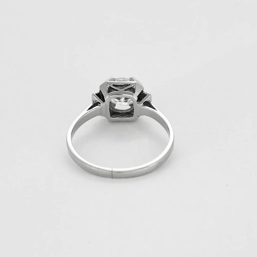 Bague 52 Bague solitaire en platine 950 avec diamant 0,80 ct 58 Facettes 58FC125