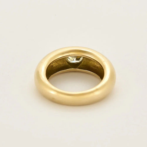 Bague 53 Bague jonc solitaire diamant 1 ct en or jaune 18K 58 Facettes 58FC172