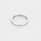 Bague 47.5 Demi-alliance - Bague en or blanc 18K et diamants 0,22 ct 58 Facettes 58FC175