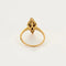Bague 53.5 Bague en or jaune 18K au corail peau d’ange et diamants 58 Facettes 58FC178