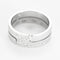 Bague 53 Dinh Van Seventies - Bague moyen modèle en or blanc 18K et diamants 58 Facettes 58FC102