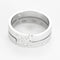 Bague 53 Dinh Van Seventies - Bague moyen modèle en or blanc 18K et diamants 58 Facettes 58FC102