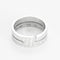 Bague 53 Dinh Van Seventies - Bague moyen modèle en or blanc 18K et diamants 58 Facettes 58FC102
